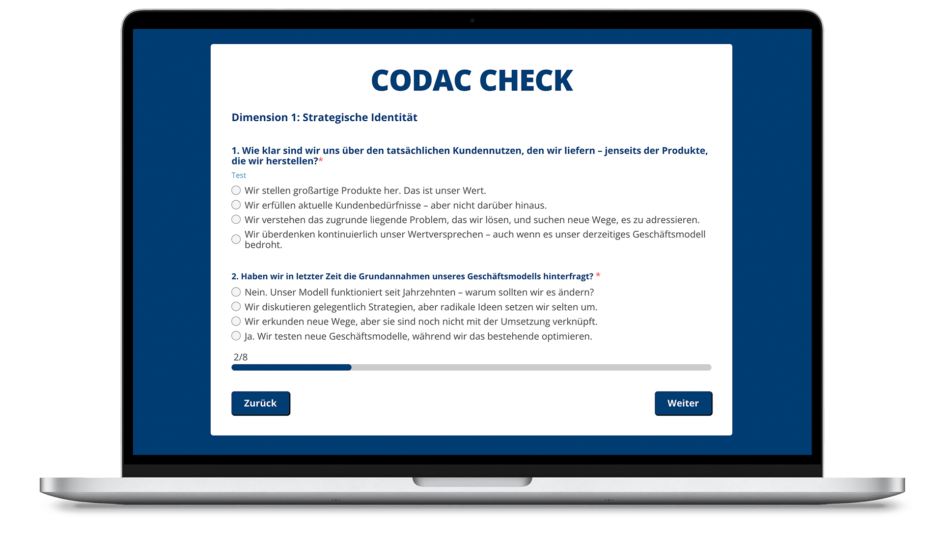 CODAC Check-Laptop