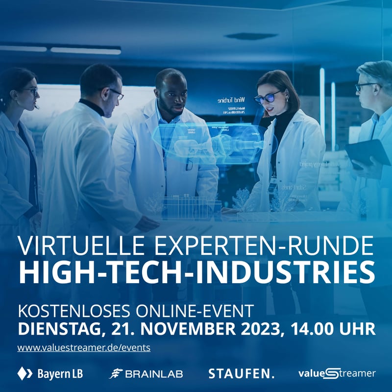 Abbildung zu Webinar: Virtuelle Expertenrunde High-Tech-Industries